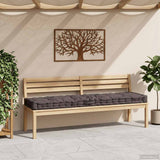 Vidaxl palletvloerkussen 120x40x7 cm katoen antraciet