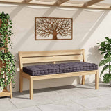 Vidaxl palletvloerkussen 120x80x10 cm katoen antraciet