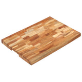 Vidaxl hakblok 60x40x4 cm massief acaciahout