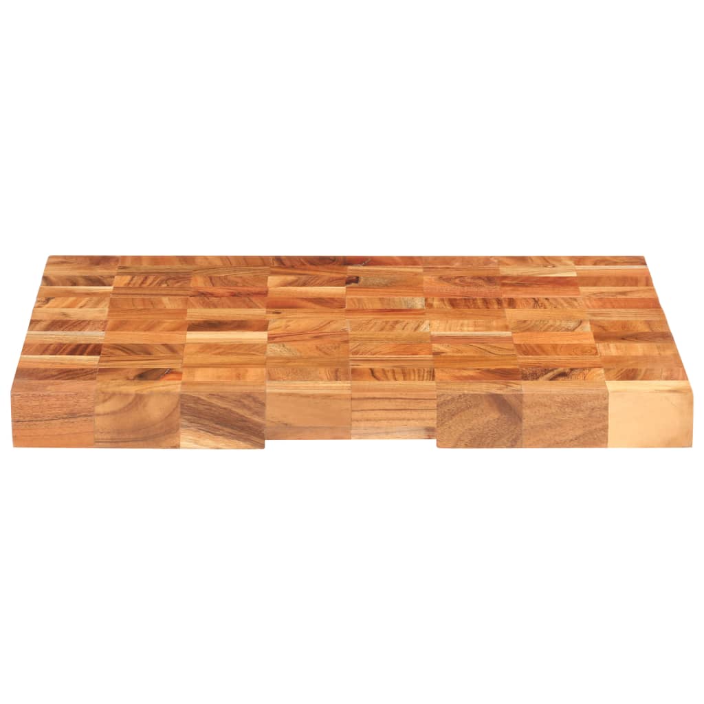 Vidaxl hakblok 60x40x3,8 cm massief acaciahout