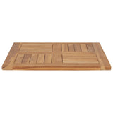 Vidaxl tafelblad 60x60x2,5 cm massief teakhout