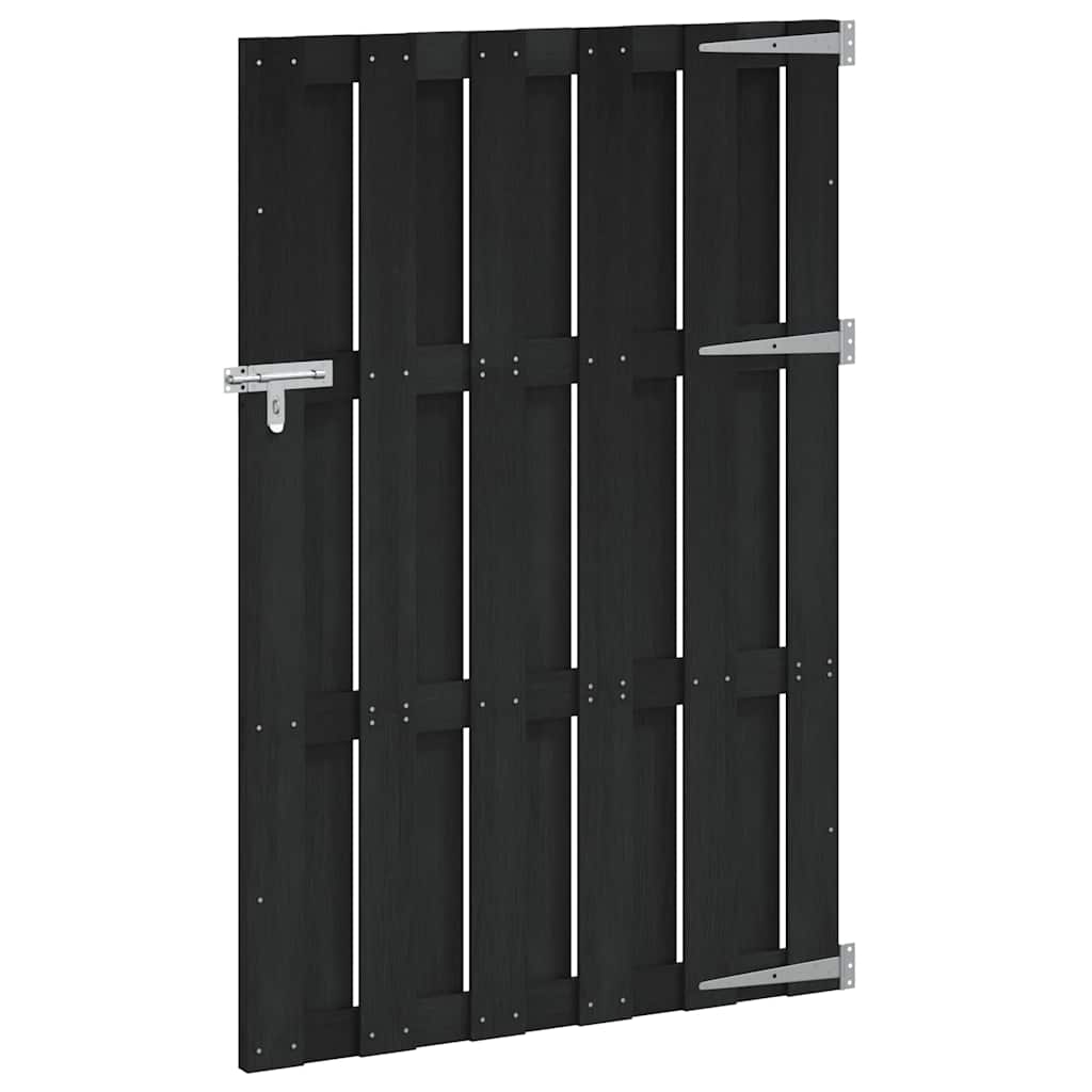 Vidaxl poort 100x150 cm hkc grijs