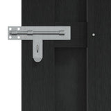 Vidaxl poort 100x150 cm hkc grijs
