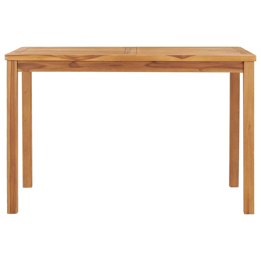 Vidaxl tuintafel 120x70x77 cm massief teakhout
