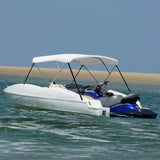 Vidaxl biminitop 3-boogs 183x180x137 cm wit