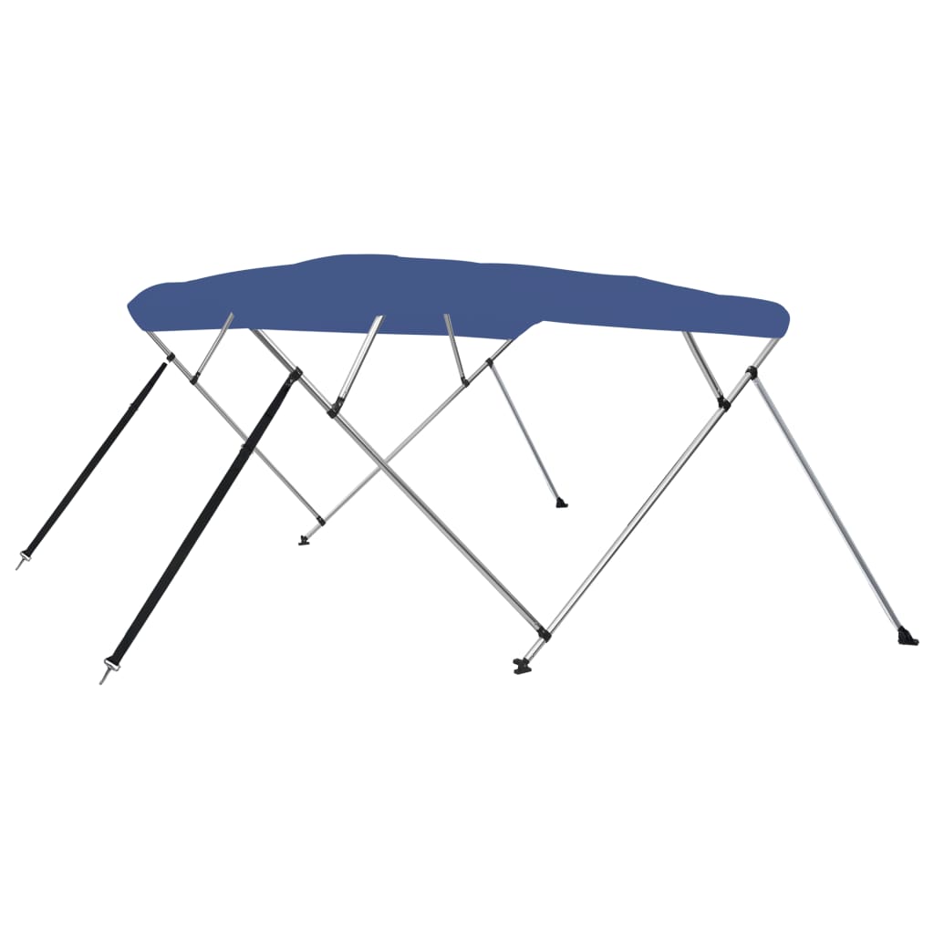 Vidaxl biminitop 4-boogs 243x180x137 cm blauw