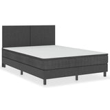 Vidaxl hoofdbord 160x200 cm stof donkergrijs