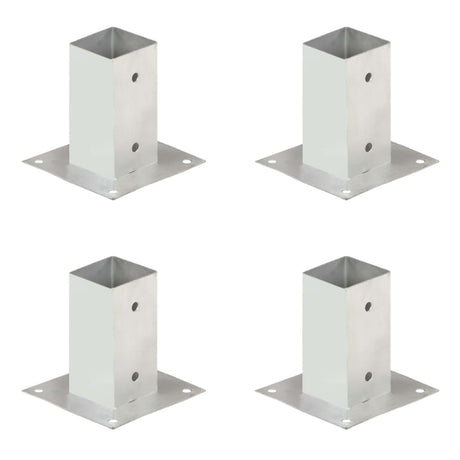 Vidaxl paalankers 4 st 71 mm gegalvaniseerd metaal