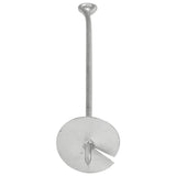 Vidaxl grondankers 4 st 10x60 cm gegalvaniseerd metaal