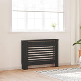 Vidaxl radiatorombouw 112x19x81,5 cm mdf zwart