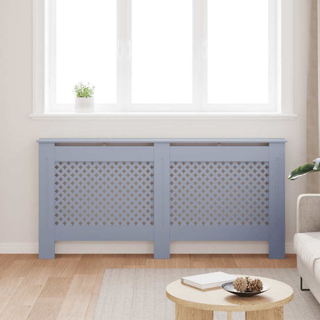 Vidaxl radiatorombouw 172x19x81,5 cm mdf antraciet