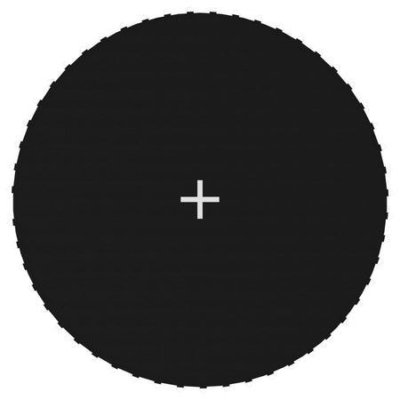 Vidaxl springmat voor 10 feet 3,05 m ronde trampoline stof zwart