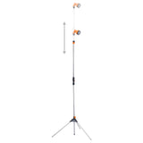 Vidaxl buitendouche met statief 221 cm aluminium