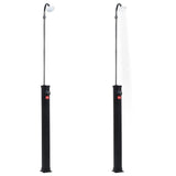 Vidaxl buitendouche solar 8 l 215 cm zwart