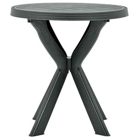 Vidaxl bistrotafel ø70 cm kunststof antraciet
