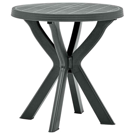 Vidaxl bistrotafel ø70 cm kunststof antraciet