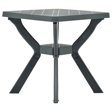 Vidaxl bistrotafel 70x70x72 cm kunststof groen