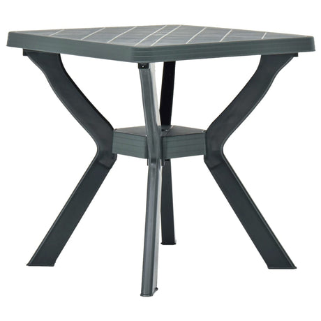 Vidaxl bistrotafel 70x70x72 cm kunststof groen