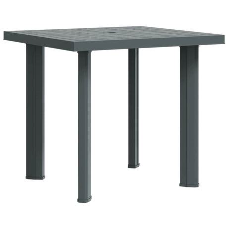 Vidaxl tuintafel 80x75x72 cm kunststof groen