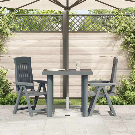 Vidaxl tuintafel 80x75x72 cm kunststof groen