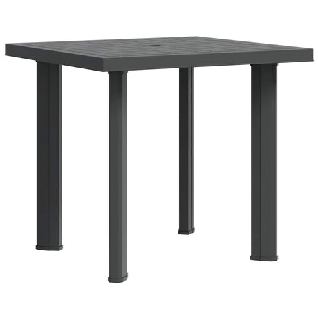 Vidaxl tuintafel 80x75x72 cm kunststof antraciet