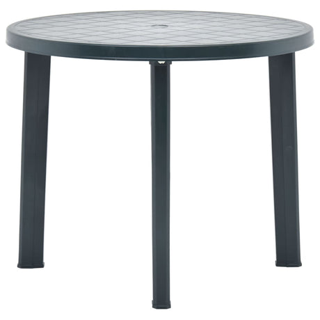 Vidaxl tuintafel 89 cm kunststof groen