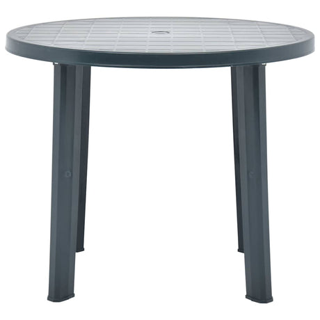 Vidaxl tuintafel 89 cm kunststof groen