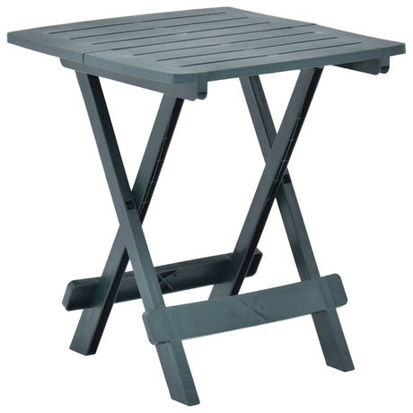 Vidaxl tuintafel inklapbaar 45x43x50 cm kunststof groen