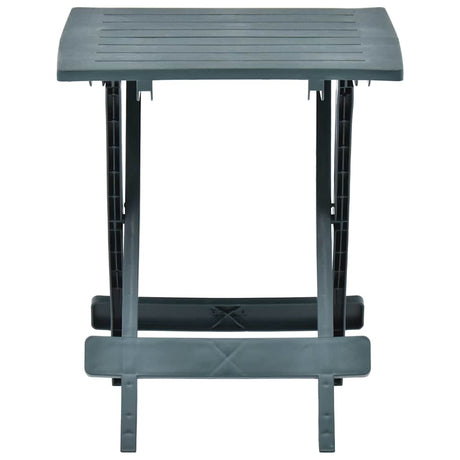 Vidaxl tuintafel inklapbaar 45x43x50 cm kunststof groen