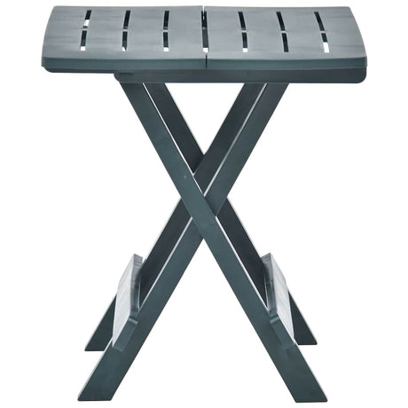 Vidaxl tuintafel inklapbaar 45x43x50 cm kunststof groen