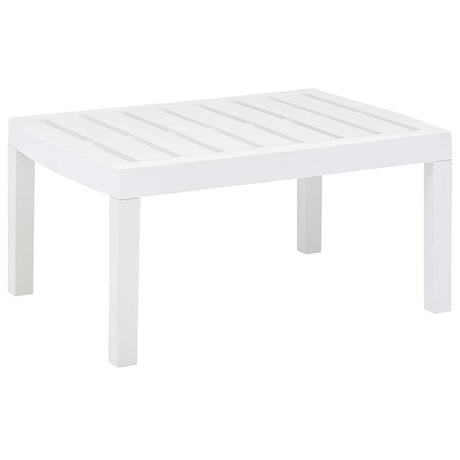 Vidaxl tuintafel 78x55x38 cm kunststof wit