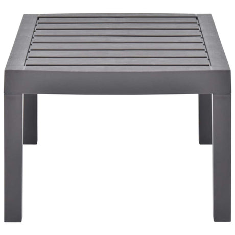 Vidaxl tuintafel 78x55x38 cm kunststof mokkakleurig