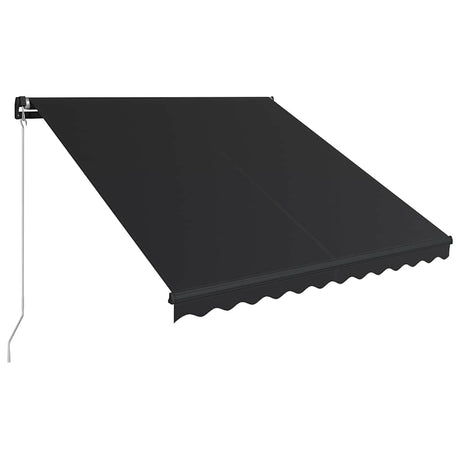 Vidaxl luifel handmatig uittrekbaar 300x250 cm antraciet