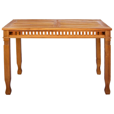 Vidaxl tuintafel 120x65x80 cm massief teakhout