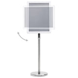 Vidaxl posterstandaard a3 aluminiumlegering zilverkleurig