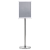 Vidaxl posterstandaard a4 aluminiumlegering zilverkleurig