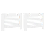 Vidaxl radiatorombouwen 2 st 112x19x81,5 cm mdf wit