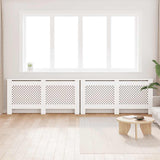 Vidaxl radiatorombouwen 2 st 172x19x81,5 cm mdf wit