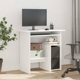 Vidaxl bureau 80x45x74 cm bewerkt hout wit