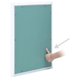 Vidaxl toegangspaneel met aluminium frame en gipsplaat 300x600 mm