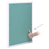 VidaXL Toegangspaneel met aluminium frame en gipsplaat 400x600 mm