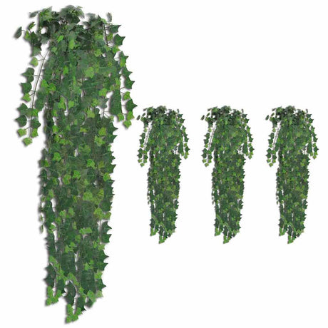 Vidaxl kunststruiken klimop 4 st 90 cm groen