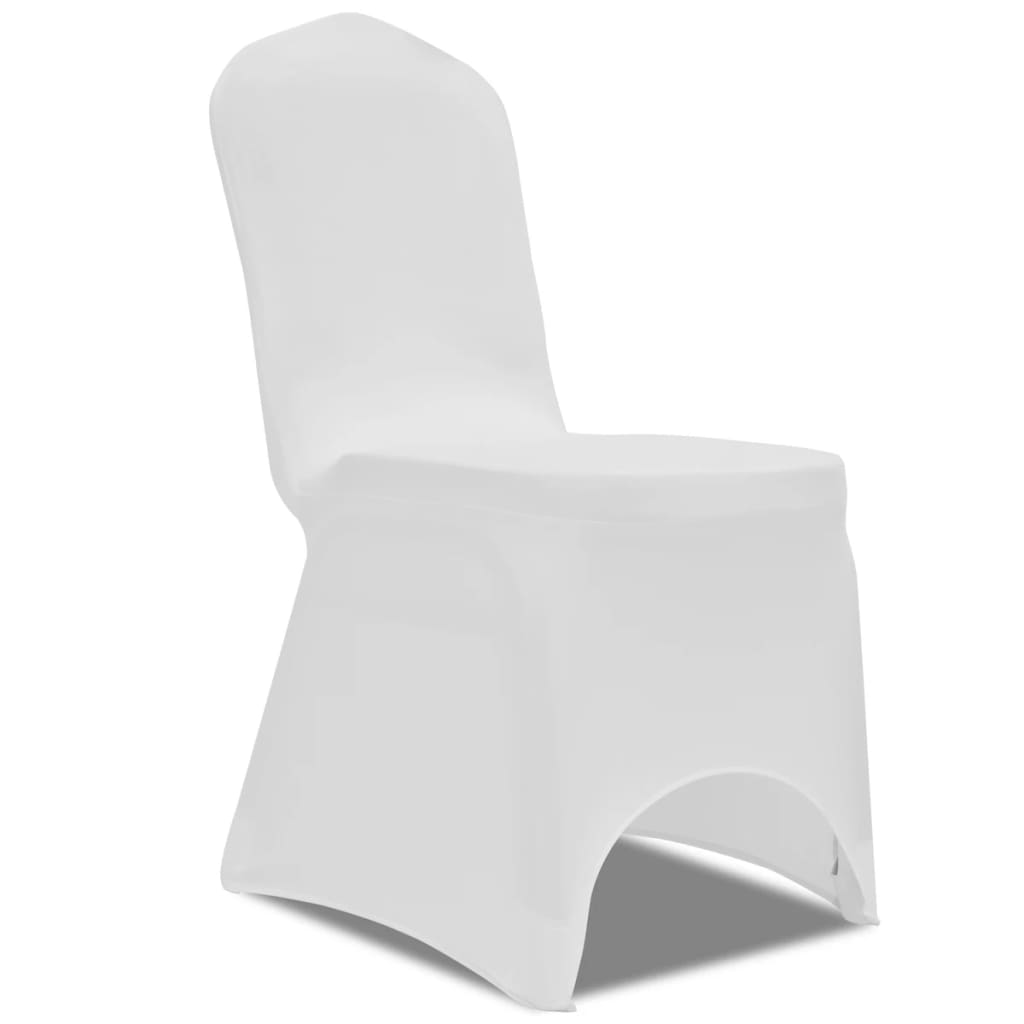 Vidaxl stoelhoezen stretch 30 st wit