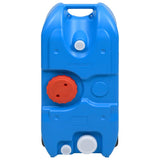 Vidaxl watertank op wielen 40 l blauw