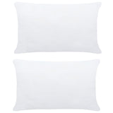 VidaXL Kussenvullingen 2 st 50x30 cm wit
