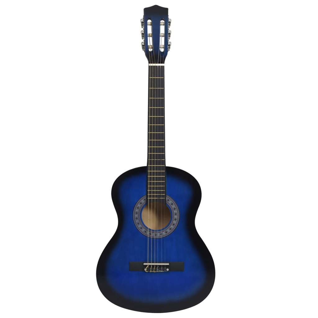 Vidaxl gitaar klassiek beginner en kinderen 3 4 36 blauw