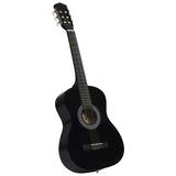 Vidaxl gitaar klassiek beginner en kinderen 3 4 36 zwart