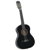 Vidaxl gitaar klassiek beginner en kinderen 3 4 36 zwart