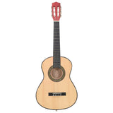 Vidaxl gitaar klassiek beginner kinderen 1 2 34 lindenhout