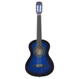 Vidaxl gitaar klassiek beginner en kinderen 1 2 34 blauw